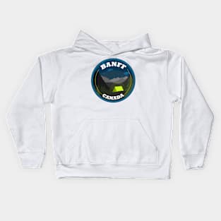 Camping in Banff Kids Hoodie